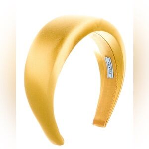 Prada Satin Gold Headband